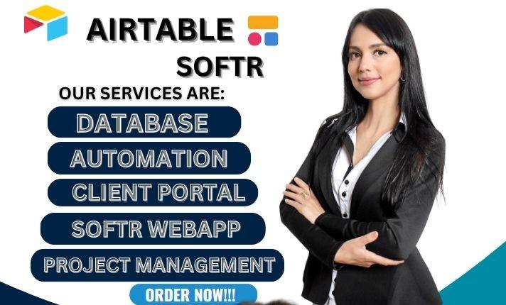 I will Airtable, Airtable Automation, Airtable Database, Airtable Interface & Form Expert