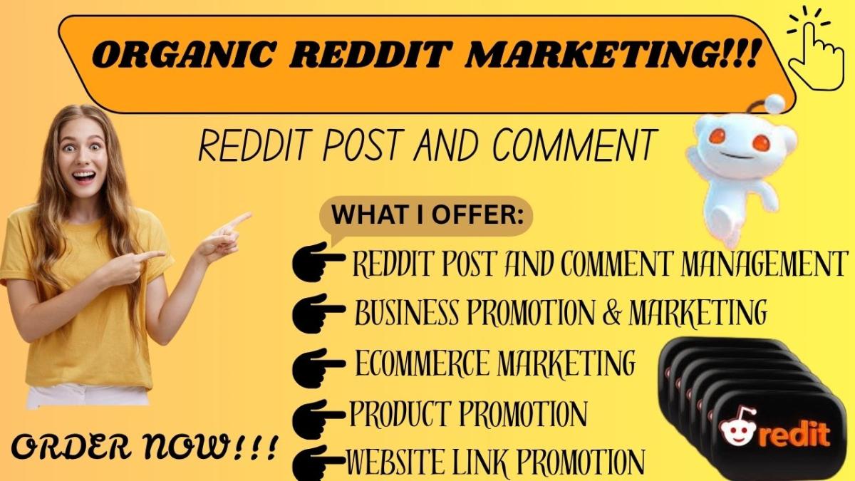I will manage Reddit post comments to boost Stan Store sales via eCommerce website link