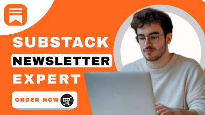I will set up Substack account, create editable email newsletter templates, and publish posts