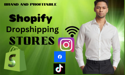 I Will Build, Design Shopify Website, Ecommerce Store, Branded Shopify Store, Redesign
