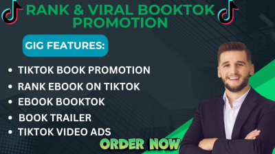 I will viral booktok promotion amazon kdp ads book promotion book trailer booktok video