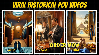 I will create viral AI animated history videos for TikTok, YouTube Shorts, Instagram Reels