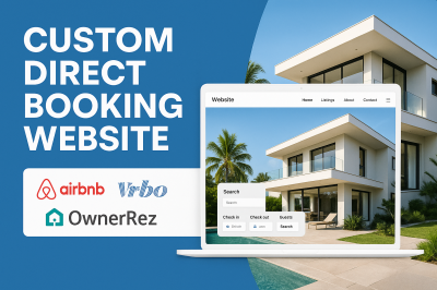 I will create a direct booking website with Airbnb, OwnerRez, Smoobu, VRBO, and Hostaway integration