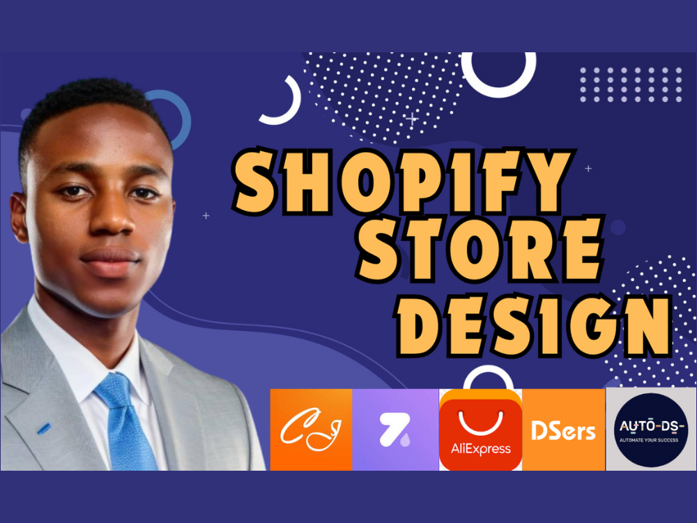 I Will Create Shopify Dropshipping Store via Zendrop, Temu, CJ Dropshipping, Spocket, DSers