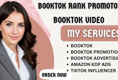 I will do viral BookTok promotion TikTok influencer book advertising