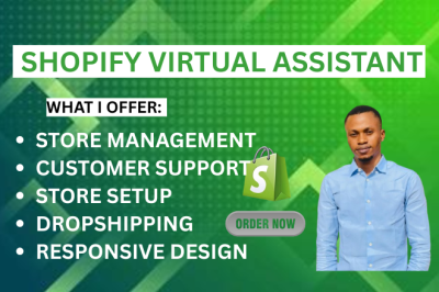 I will be your Amazon FBA Shopify Virtual Assistant for Product Research and Store Management