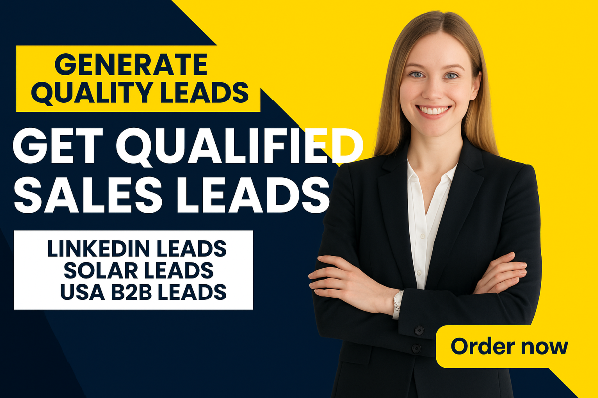 I will do premium B2B lead generation targeted solar leads boost your sales