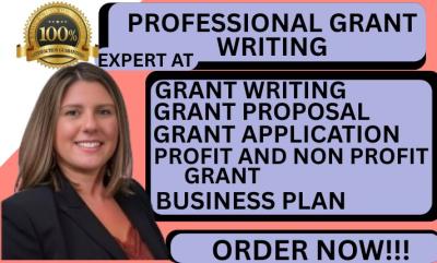 I will win grant proposal grant application grant writing for funding success