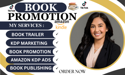 I Will Promote Your Book on TikTok Viral BookTok Marketing KDP Ebook Ads