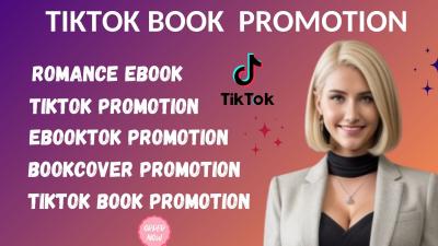 I will promote your romance ebook with viral EbookTok and TikTok marketing strategy