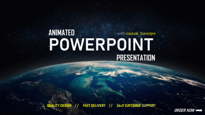 I Will Design Animated PowerPoint, Pitch Decks, and Business Presentations