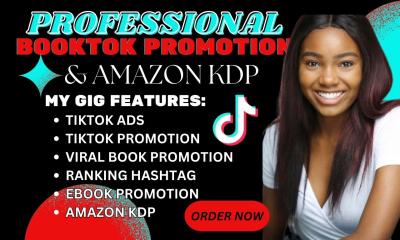 Do BookTok TikTok Video Ads for Amazon KDP Book Promotion and Ebook Marketing