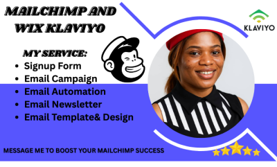 I will design Mailchimp newsletter template, landing page, and email marketing campaign