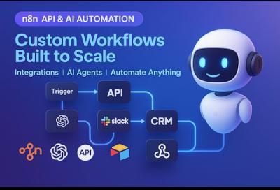 I will build n8n API integration workflow n8n automation n8n ai agent