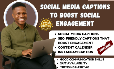 I Will Write Eye-Catching Social Media Captions to Boost Your Instagram Engagement