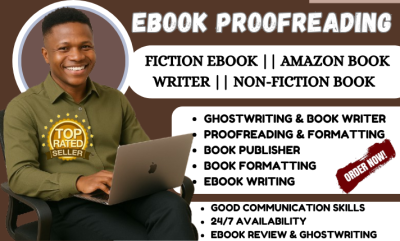 I will do book editing and formatting children’s book writer ebook writing, Amazon KDP