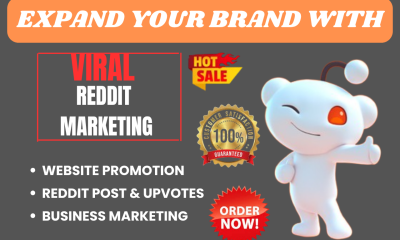 I will promote your ecommerce website, SaaS, crypto, AI app, with viral Reddit promotion