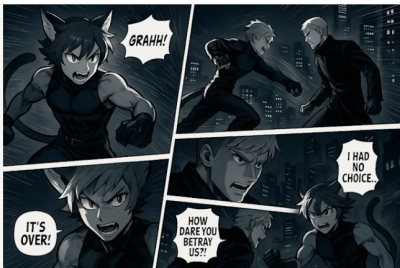 I will draw manga anime comic webtoon doujinshi manhwa storyboard