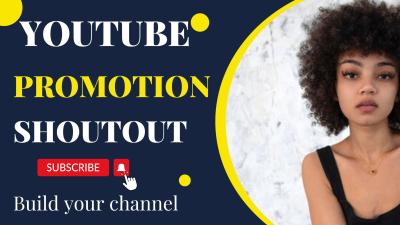 I will do organic YouTube video promotion for channel growth worldwide, get views & subs