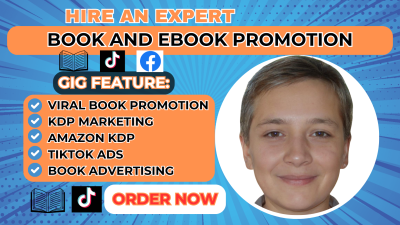 I will do BookTok Promotion, Book Trailer, Viral Rank Book on TikTok, Ebook Advertising