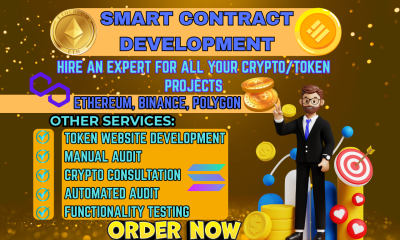 I will build smart contract create presale dapp website erc20 token nft smart contracts