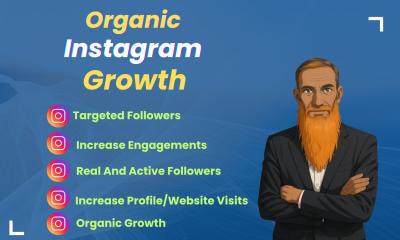 I will provide fast organic Instagram growth with real followers and engagement