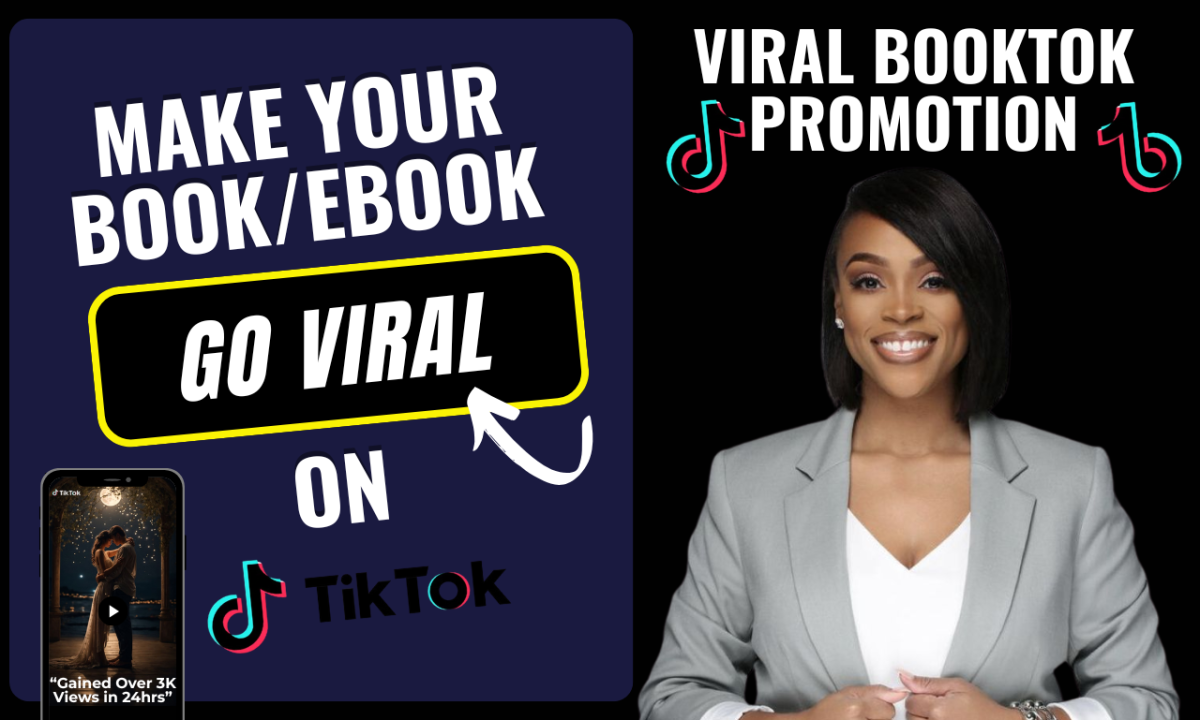 I will do BookTok Viral Video TikTok Book Promotion Amazon KDP Ads Ebook Marketing