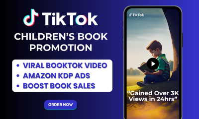 I Will Promote Your Children Book on TikTok BookTok to Boost Sales