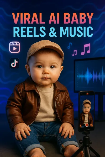 I will create viral AI baby music, your look-alike baby talking avatar videos & baby podcast