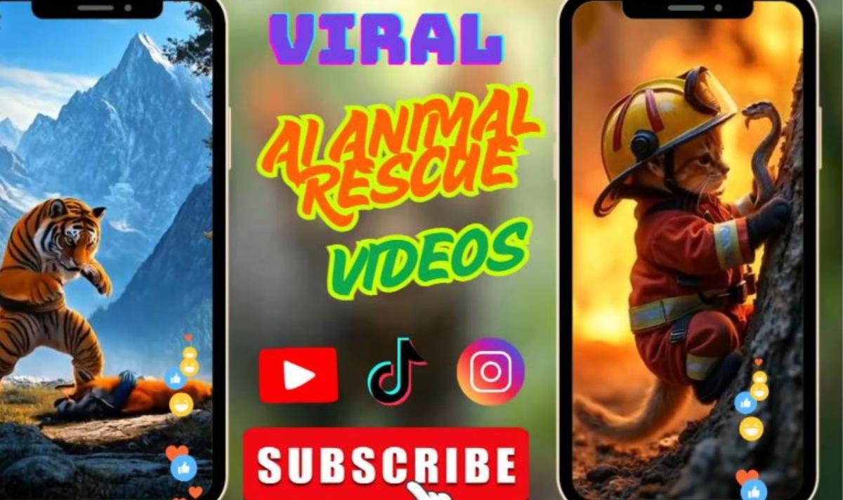 AI Animal Rescue Video | AI Animal Rescue | AI Animal Fusion | AI Cat | AI Pet