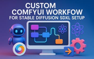 I will create custom ComfyUI workflow stable diffusion SDXL setup
