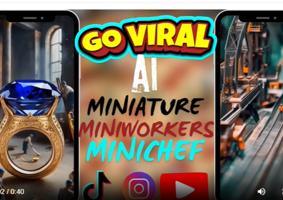 I will AI Minichef, AI Miniworkers, Video AI, Product Video AI, Miniature AI, Skincare