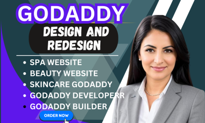 I Will Beauty GoDaddy Website, Spa Website, GoDaddy Website Design, GoDaddy Online Store