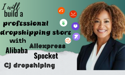 I will build a dropshipping store with AliExpress, Alibaba, AutoDS, Zendrop, CJ, Spocket