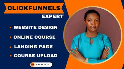 I will design ThriveCart, Kartra, Checkout Page, Kajabi Expert, ShowIt, ClickFunnels Website