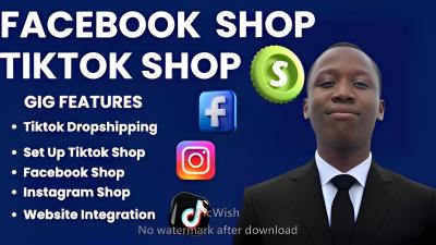 I will boost Shopify dropshipping store sales with TikTok marketing or FB IG Meta shop