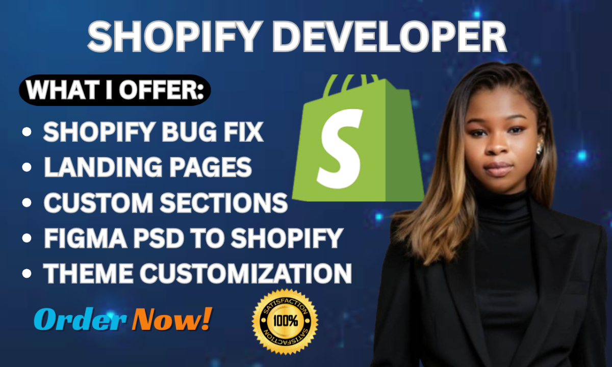 I Will Do Shopify Store Customization, Edit, or Fix Theme