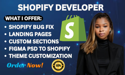I Will Do Shopify Store Customization, Edit, or Fix Theme