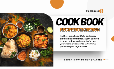 I will write quality cookbook recipe book cookbook design cookbook formatting, recipes