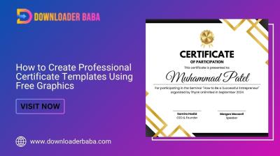 How to Create Professional Certificate Templates Using Free Graphics