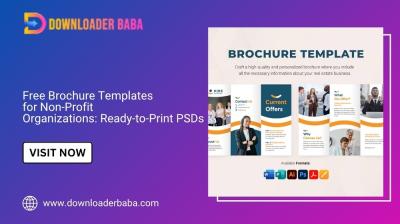 Free Brochure Templates for Non-Profit Organizations: Ready-to-Print PSDs