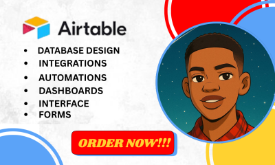 I will do Airtable, Airtable Database, Airtable Interface, Airtable CRM, Softr Expert