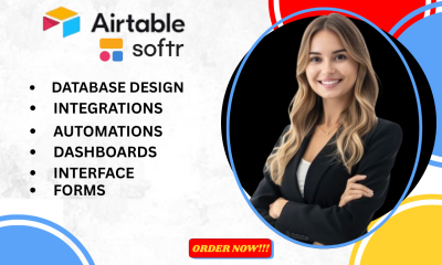 I will Airtable Airtable Database Softr Airtable Automation Airtable Interface Expert