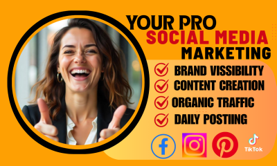 Be Your Social Media Marketing Manager and Content Creator