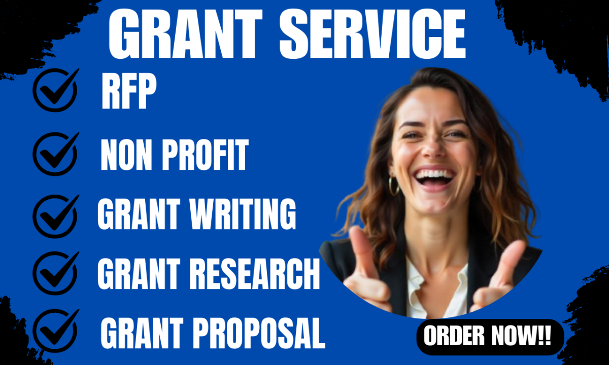 Do Grant Proposal, Grant Writing, Grant Research, Grant Application, and Business Plan Services