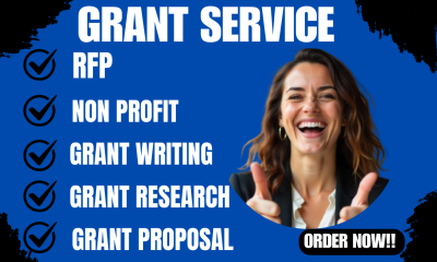 Do Grant Proposal, Grant Writing, Grant Research, Grant Application, and Business Plan Services