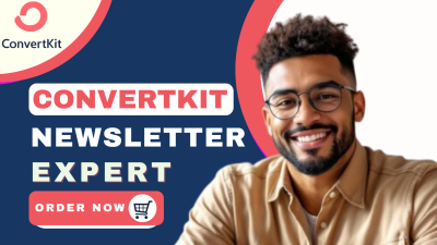 I Will Set Up ConvertKit Account, Landing Pages, and Newsletters Template Design