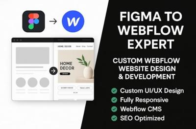 I Will Create Webflow Website | Webflow Design | Figma to Webflow Expert