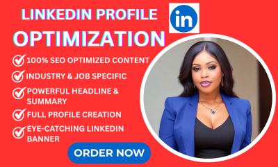I will professionally create and optimize your LinkedIn profile