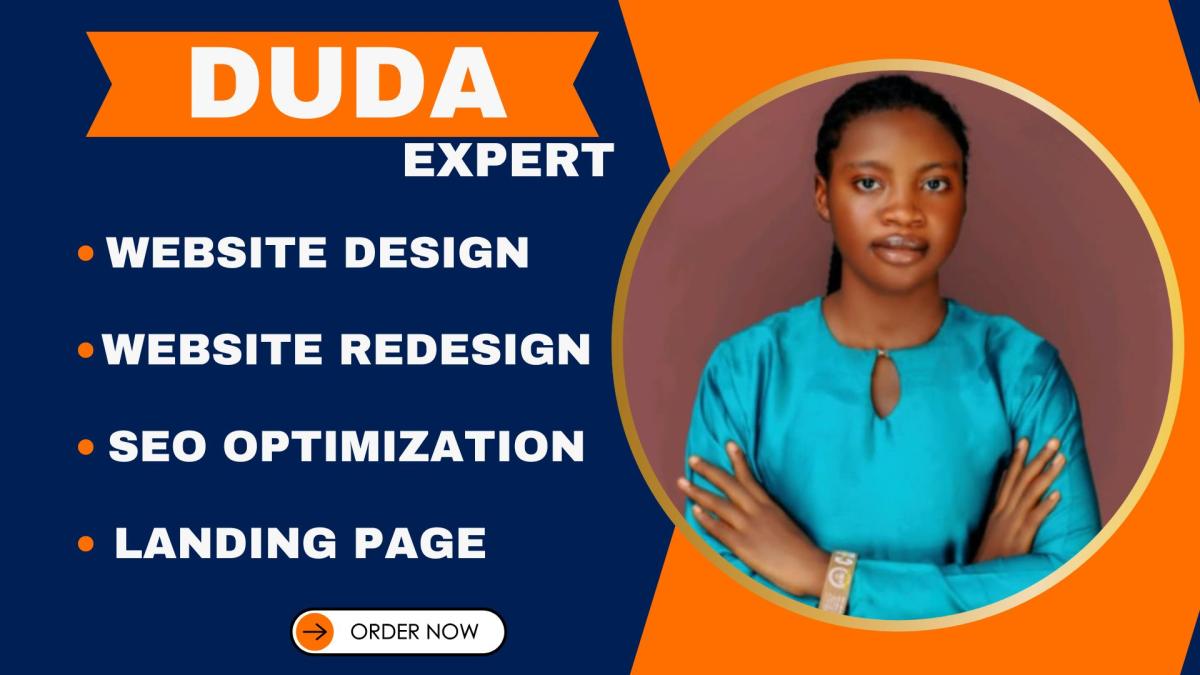 I will duda website design duda website redesign squarespace website duda seo